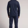 Pigiama Lungo Aperto Davanti in Cotone Premium Mercerizzato