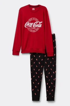 Pigiama Lungo Cotone Logo Coca-Cola&reg;