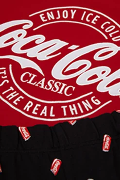 Pigiama Lungo Cotone Logo Coca-Cola&reg;