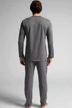Pigiama Lungo in Cotone Superior