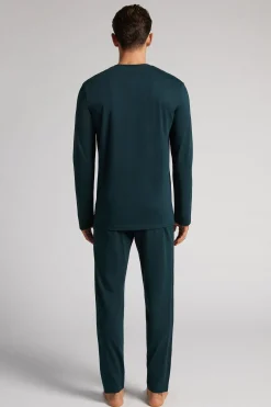 Pigiama Lungo in Cotone Superior