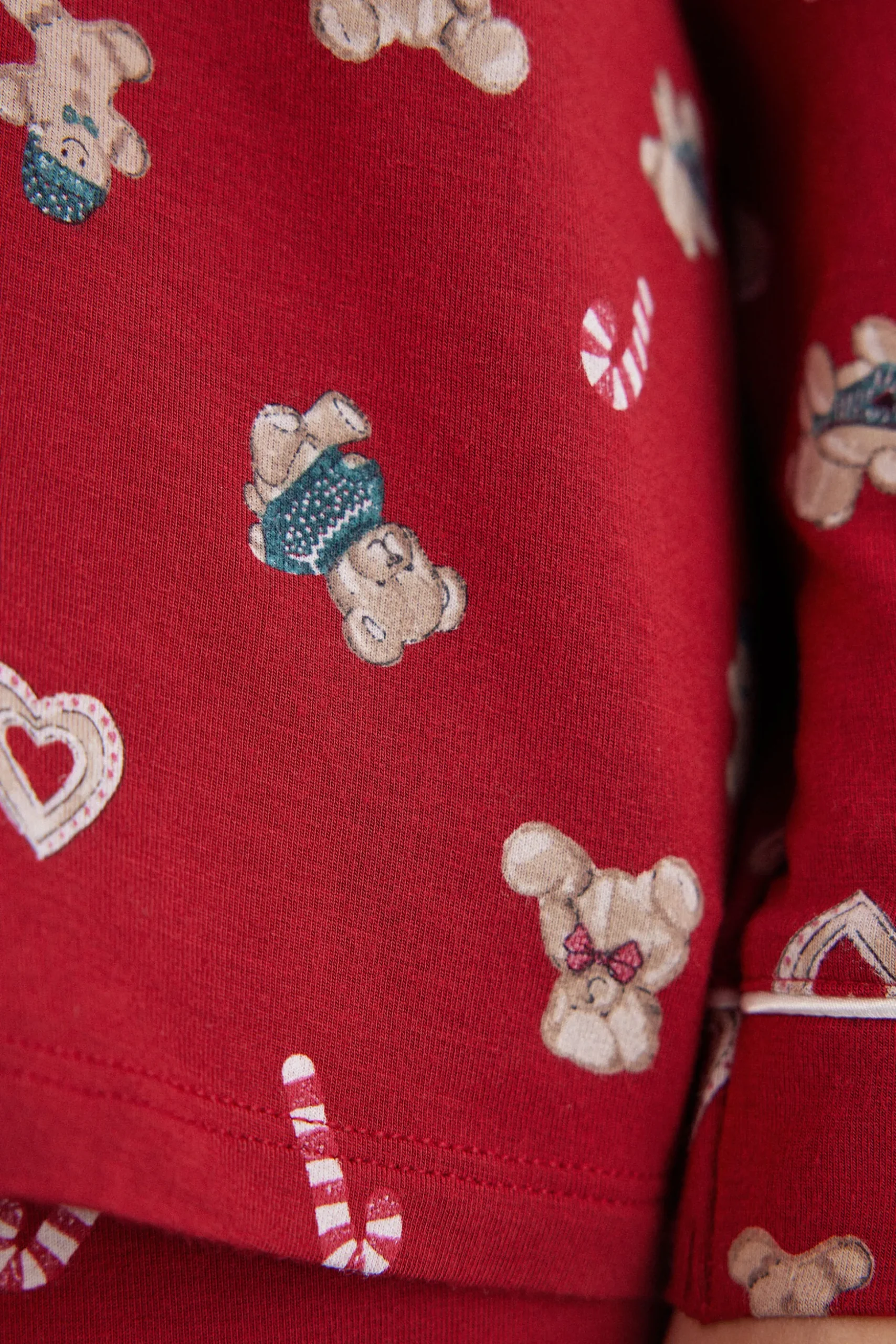 Pigiama Lungo in Modal Teddy Christmas