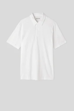 Polo Manica Corta in Cotone Fiammato