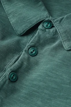 Polo Manica Corta Washed Collection in Cotone Fiammato
