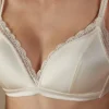 Reggiseno a Triangolo Tiziana in Seta e Pizzo
