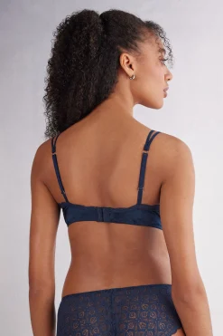 Reggiseno a Triangolo Tiziana in Seta e Pizzo