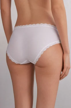 Slip in Pizzo e Cotone