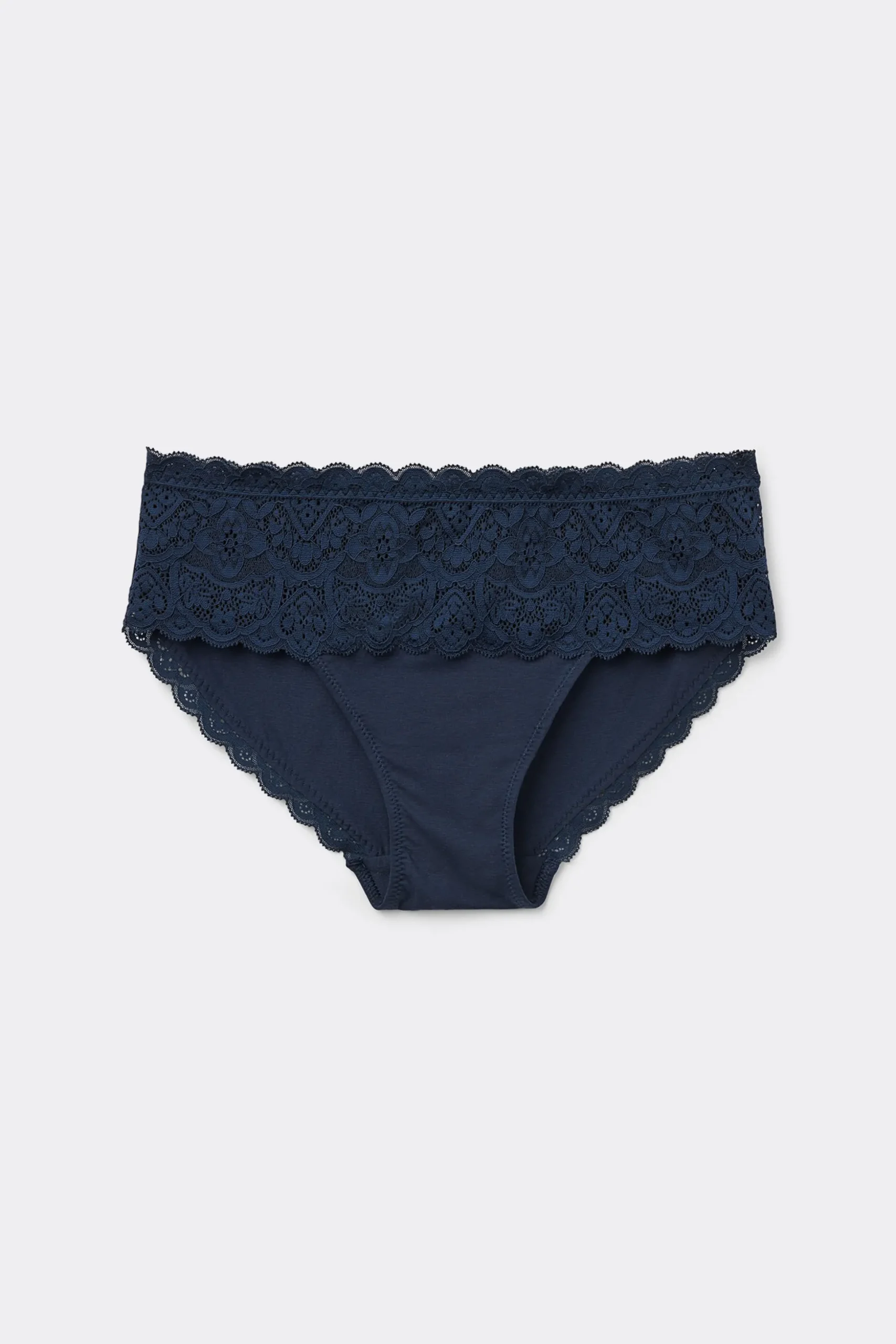 Slip in Pizzo e Cotone