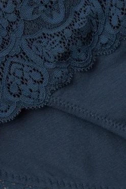 Slip in Pizzo e Cotone