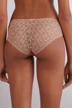 Slip in Seta e Pizzo