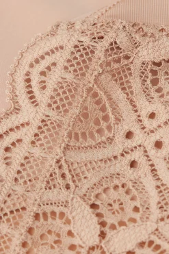 Slip Vita Alta in Microfibra Ultralight e Pizzo