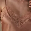 Sottoveste in Seta e Inserti in Pizzo