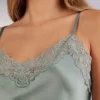 Sottoveste in Seta e Inserti in Pizzo