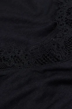 Top in Modal Ultralight con Cashmere con Pizzo