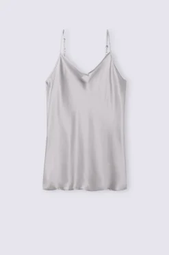 Top in Raso di Seta con Scollo a V