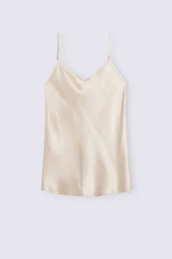 Top in Raso di Seta con Scollo a V