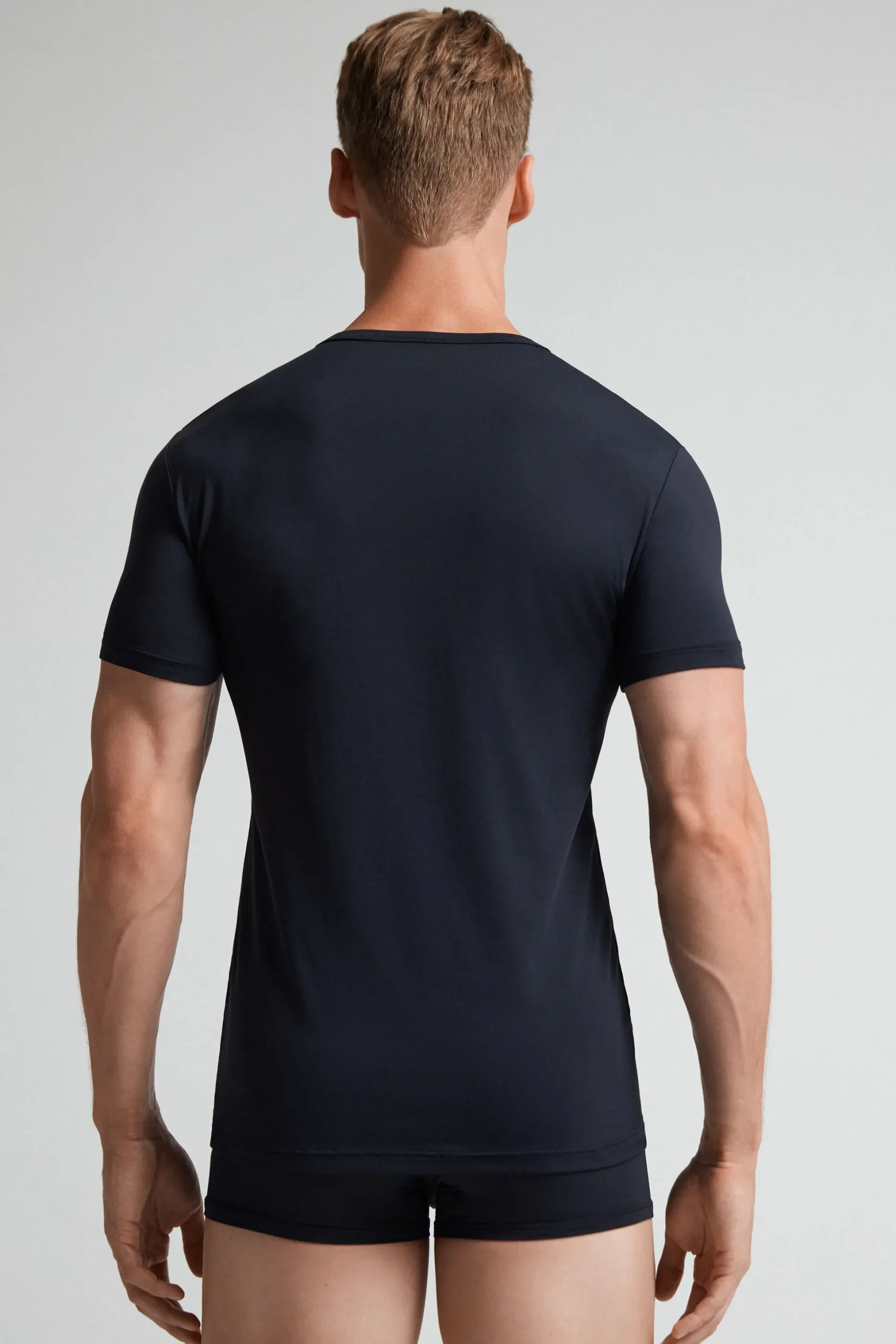 T-shirt in Microfibra