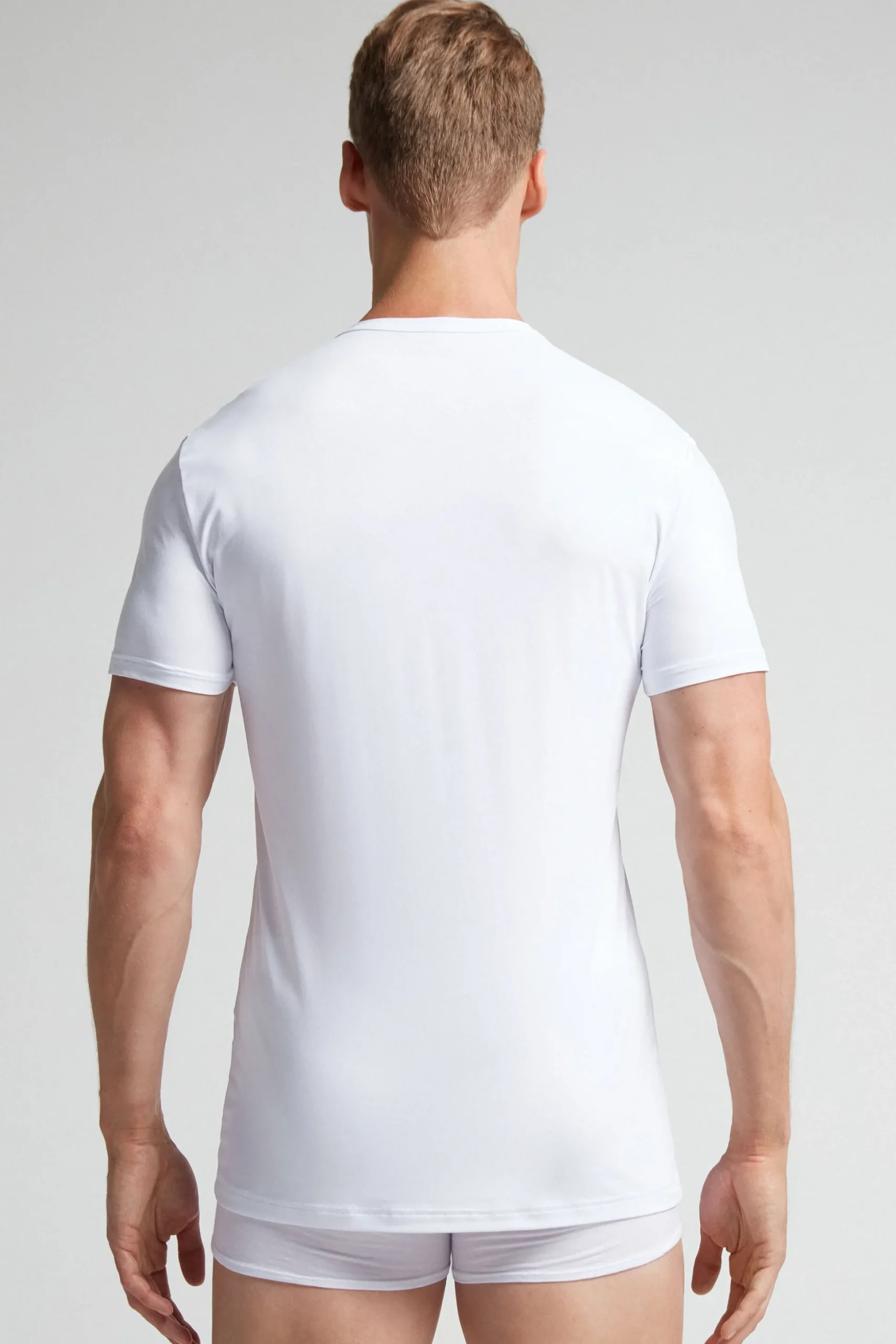 T-shirt in Microfibra