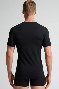T-Shirt Uomo in Cotone Superior Elasticizzato