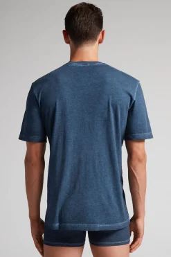 T-shirt Washed Collection in Cotone