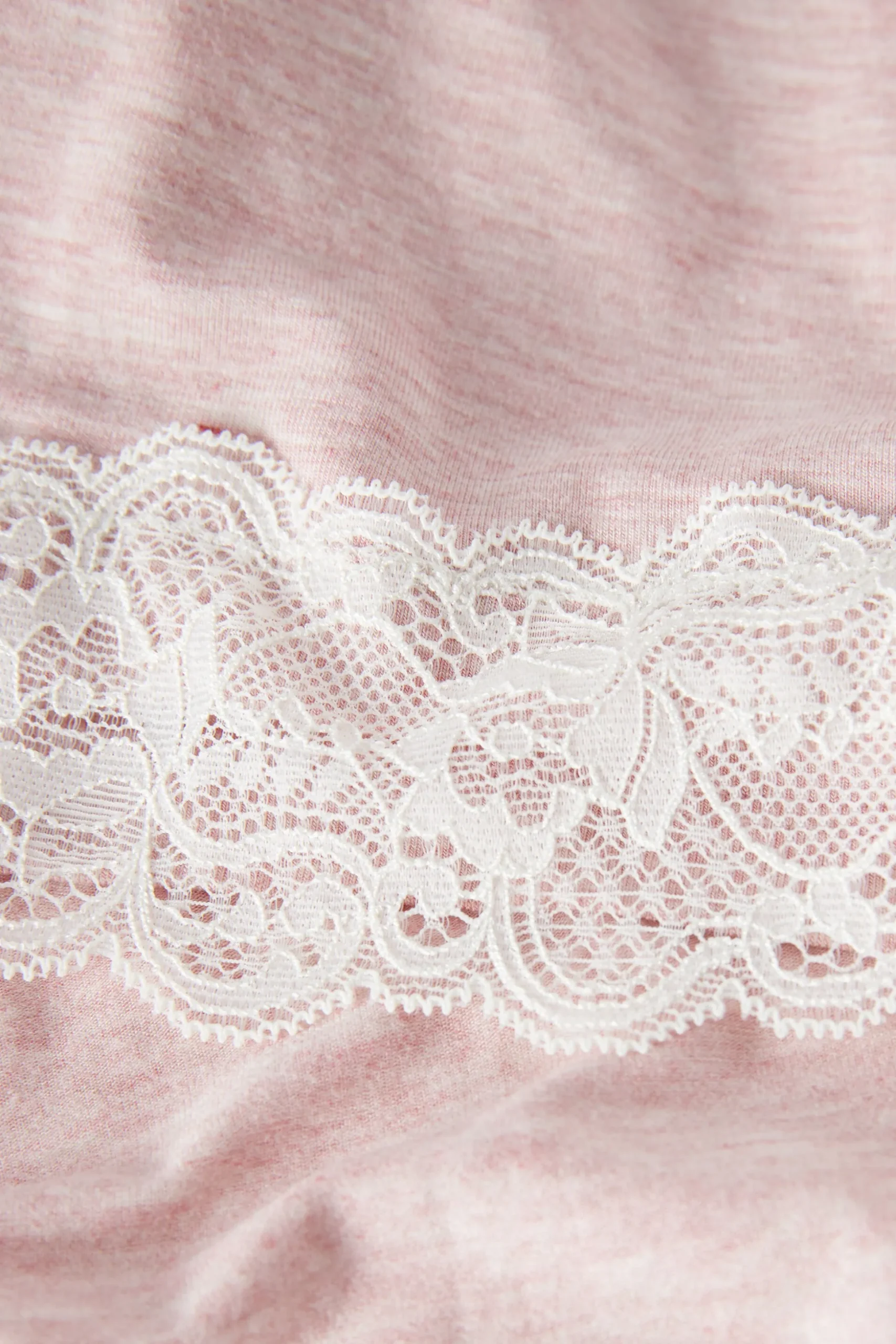 Vestaglia in Modal con Dettaglio in Pizzo
